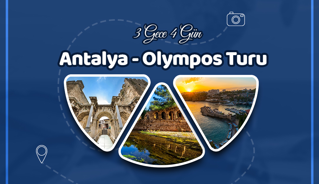 Otobüslü Antalya Olympos Turu